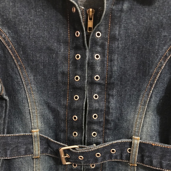 Jean jacket top - Picture 3 of 4
